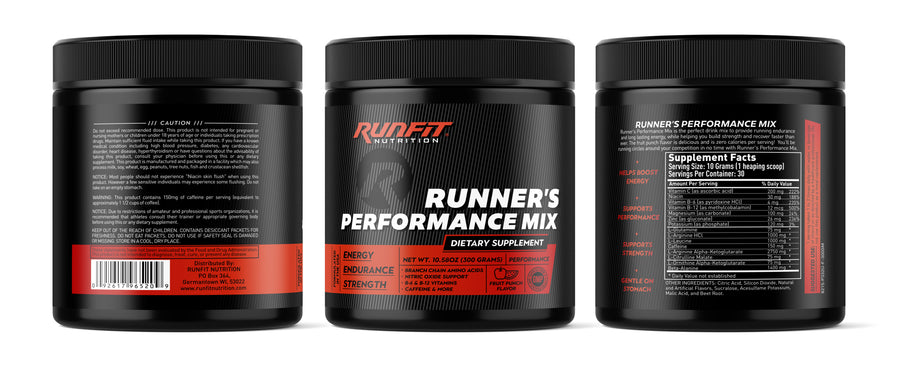 Runner's Performance Mix - RunFit Nutrition - Running Endurance